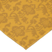 Oranje medieval Floral Tablecloth, 52"x70" Tafelkleed (Gekanteld)