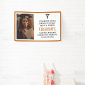 Oranje medische school foto afstudeerfeest spandoek (Insitu)