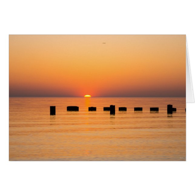 Oranje meer Sunrise (Voorkant Horizontaal)