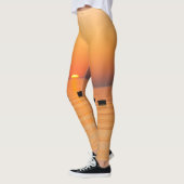 Oranje meer Sunrise Leggings (Links)