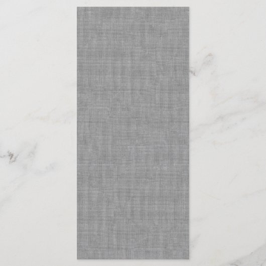 Oranje menu Linen Monogrammed (Achterkant)