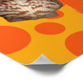 Oranje Merfaery- en Dolphin-afdrukken Poster (Hoek)