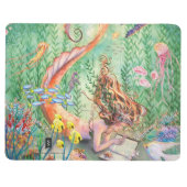 Oranje Mermaid Pocket Journal-reisbandopnemer Journal (Buitenkant)