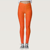 Oranje Mess Leggings (Voorkant)