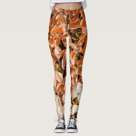 Oranje Mess Leggings
