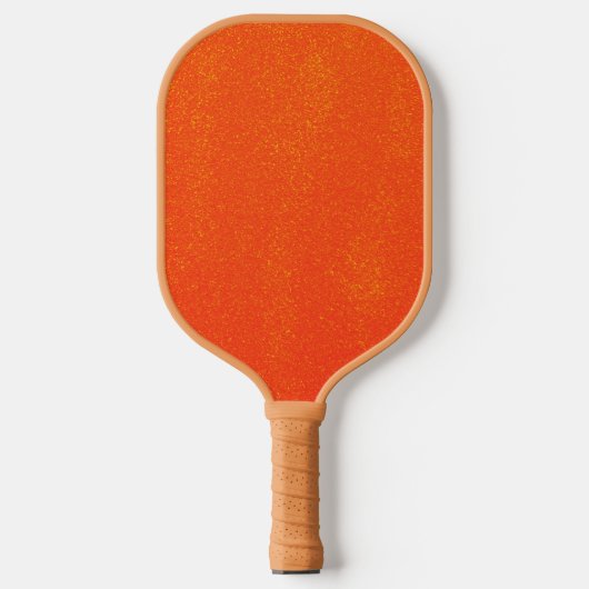 Oranje Mess Pickleball Paddle (Voorkant)