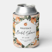 Oranje met Cutie Citrus Vrijgezellenfeest Favors Blikjeskoeler (Blikje Voorkant)