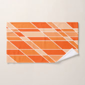 Oranje met wit bad handdoek (Handdoek)