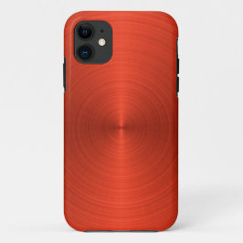 Oranje metaal Case-Mate iPhone case
