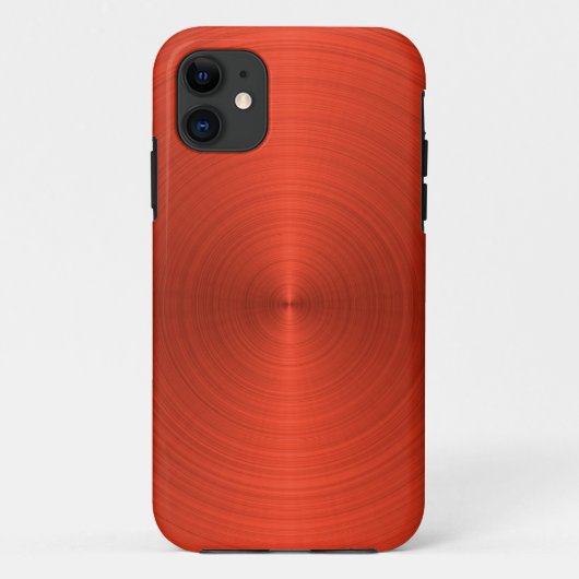 Oranje metaal Case-Mate iPhone case (Achterkant)