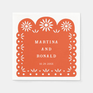 ORANJE MEXICAAN PAPEL PICADO SERVET