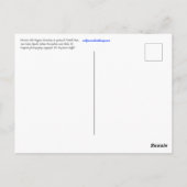 Oranje Mexicaans Gouden Klaprozen bloeien in de le Briefkaart (Achterkant)