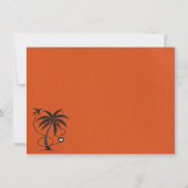 Oranje Mexicaans paspoort Bedankkaart (Achterkant)