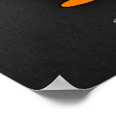 Oranje microfoon poster (Hoek)