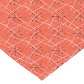 Oranje middeleeuwse moderne | Zwarte Starburen Korte Tafelloper (Hoek)