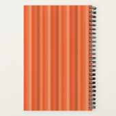 Oranje Mijn dagboek van mij Striped Journal Notitieboek (Achterkant)