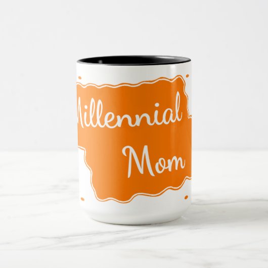 Oranje Millennial MaMa Design 90s Throwback Mok (Midden)