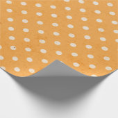 Oranje Mimolette  poolwandelpapier Cadeaupapier (Hoek)