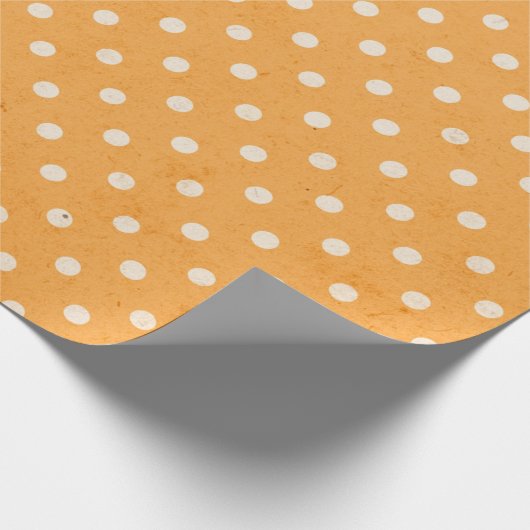 Oranje Mimolette  poolwandelpapier Cadeaupapier (Hoek)