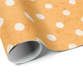 Oranje Mimolette  poolwandelpapier Cadeaupapier (Rol Hoek)