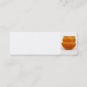 Oranje Mini Visitekaartje (Achterkant)