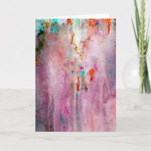 Oranje Mist Wenskaart Kaart