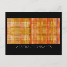 Oranje modern Briefkaart