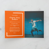 Oranje Modern Photo Afstuderen (Binnen)