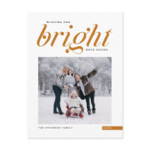 Oranje modern script, Bright dagen vóór foto