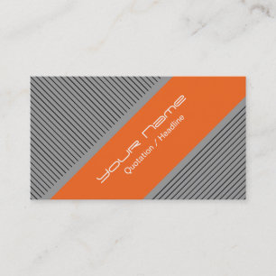 Oranje modern Visitekaartje