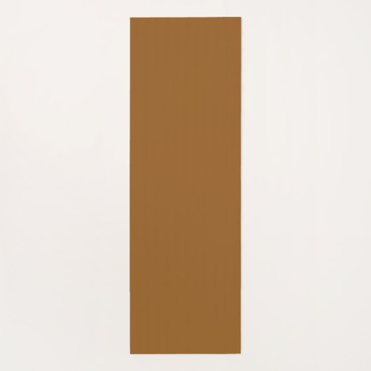 Oranje moderne aangepaste naam yogamat (Achterkant)