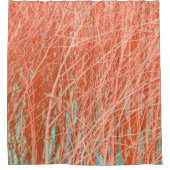 Oranje moderne foto, hedendaags Abstract Douchegordijn (Voorkant)