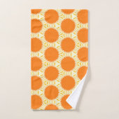 Oranje moderne Stippen Bad Handdoek (Handdoek)