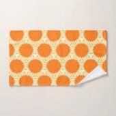 Oranje moderne Stippen Bad Handdoek (Handdoek)