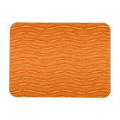Oranje moderne verticale gestreepte ontwerp magneet (Horizontaal)