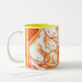 Oranje Moederdag Mok (Links)