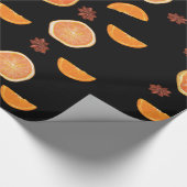 Oranje moestjes en kaneel cadeaupapier (Hoek)