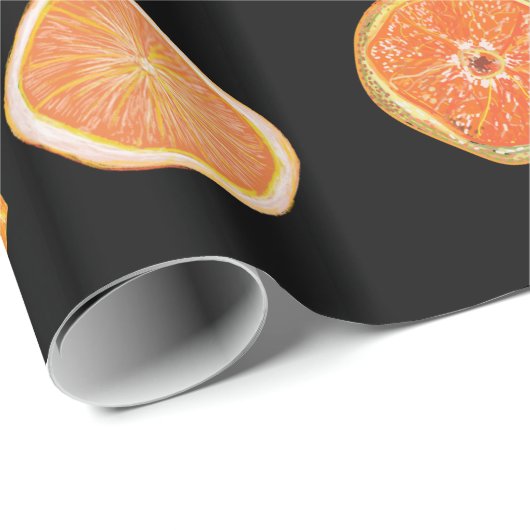 Oranje moestjes en kaneel cadeaupapier (Rol Hoek)