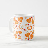 Oranje Mok harten (Voorkant links)