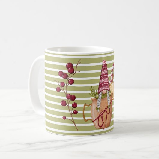 Oranje Mok voor kerstmis met cider (Voorkant links)