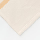 Oranje Monarch Butterflies Aangepaste naam Fleece Deken (Hoek)