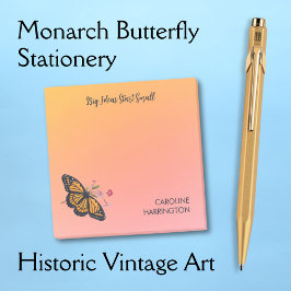 Oranje Monarch Butterfly Gold Sunrise Inspirerend Post-it® Notes