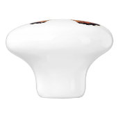 Oranje monarch Butterfly  kunst Keramische Knop (Zijkant)