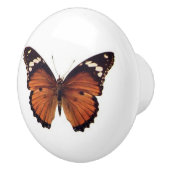 Oranje monarch Butterfly  kunst Keramische Knop (Rechts)