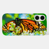 Oranje monarch vlinder foto stijlvol modern vet Case-Mate iPhone case (Achterkant (horizontaal))