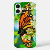 Oranje monarch vlinder foto vet eenvoudig modern Case-Mate iPhone case (Achterkant)