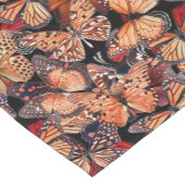 Oranje Monarches Butterflies Korte Tafelloper (Hoek)