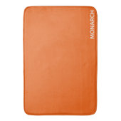 Oranje monboogvlinder badmat (Voorkant Verticaal)