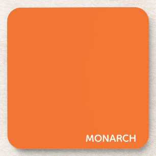 Oranje monboogvlinder bier onderzetter
