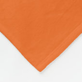Oranje monboogvlinder fleece deken (Hoek)